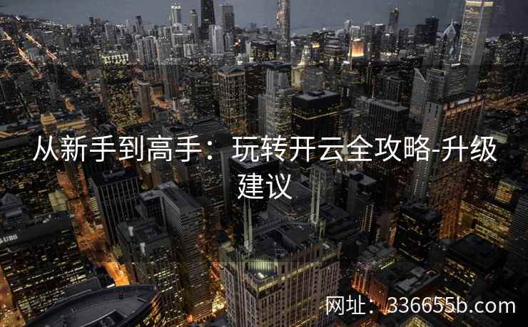 从新手到高手：玩转开云全攻略-升级建议