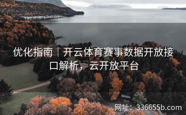 优化指南｜开云体育赛事数据开放接口解析，云开放平台
