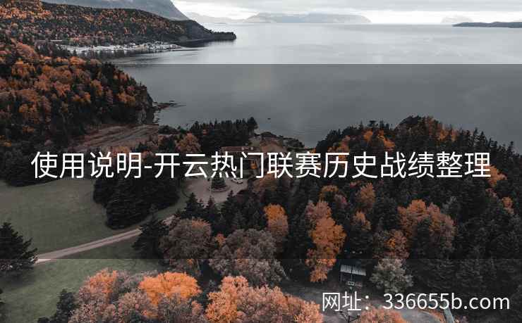 使用说明-开云热门联赛历史战绩整理